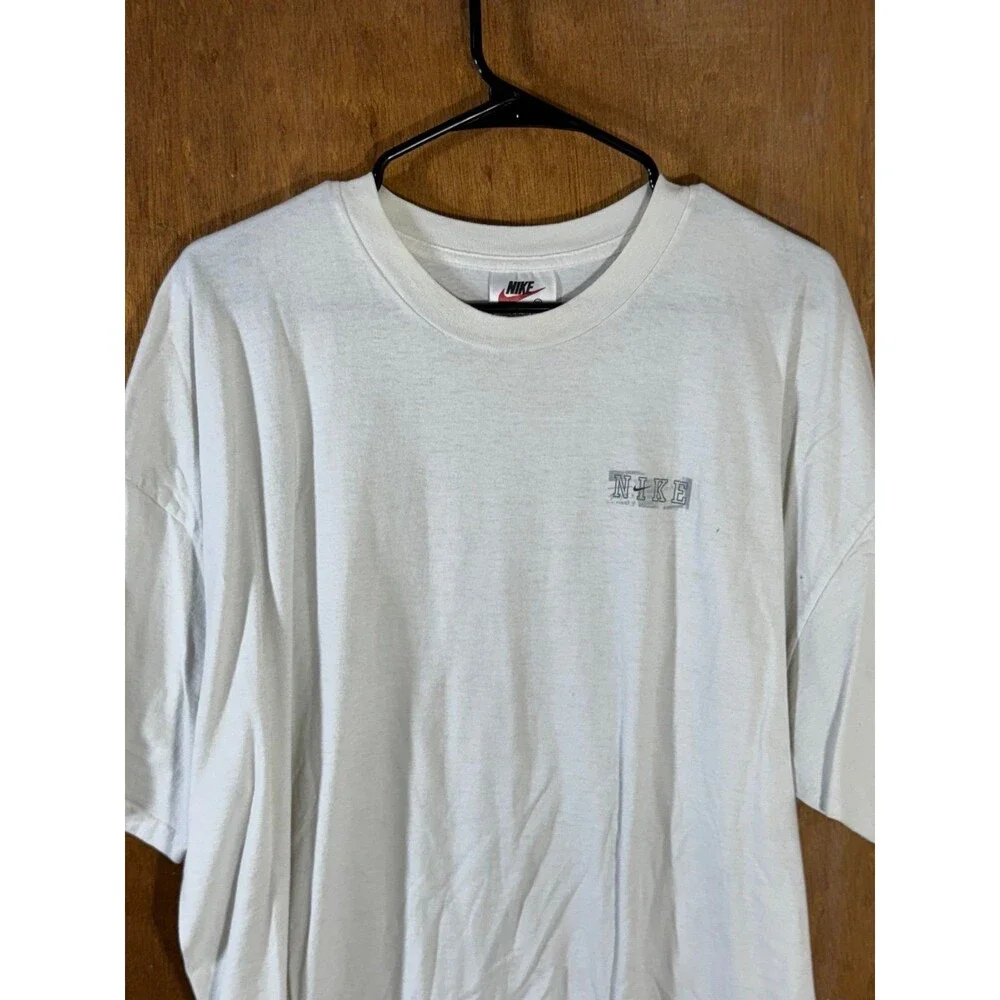 Vintage Nike Swoosh White Just Do It Shirt‎ XXL